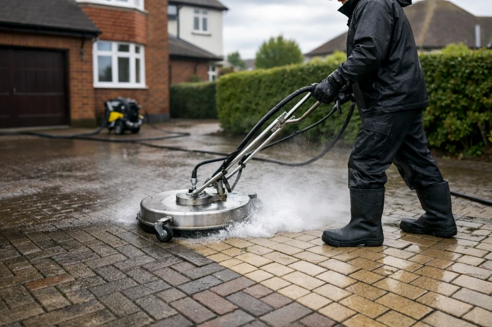 Driveway cleaning by All Surface Cleaning